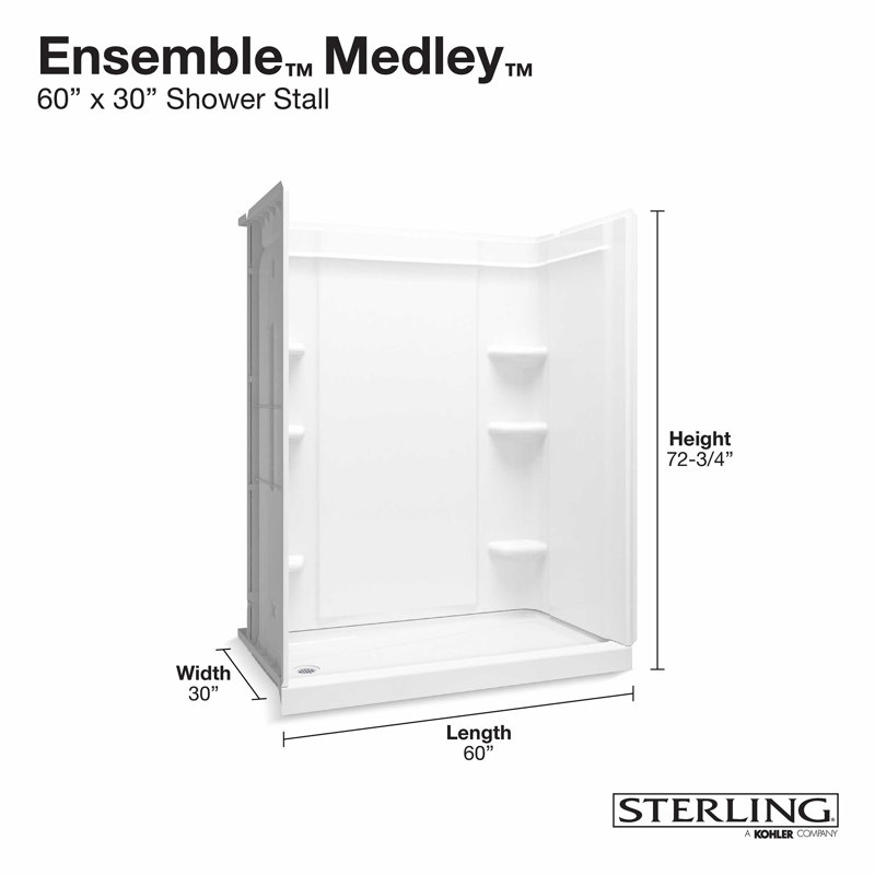 Sterling by Kohler Medley Shower Wall Wayfair